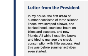 Read the June Newsletter